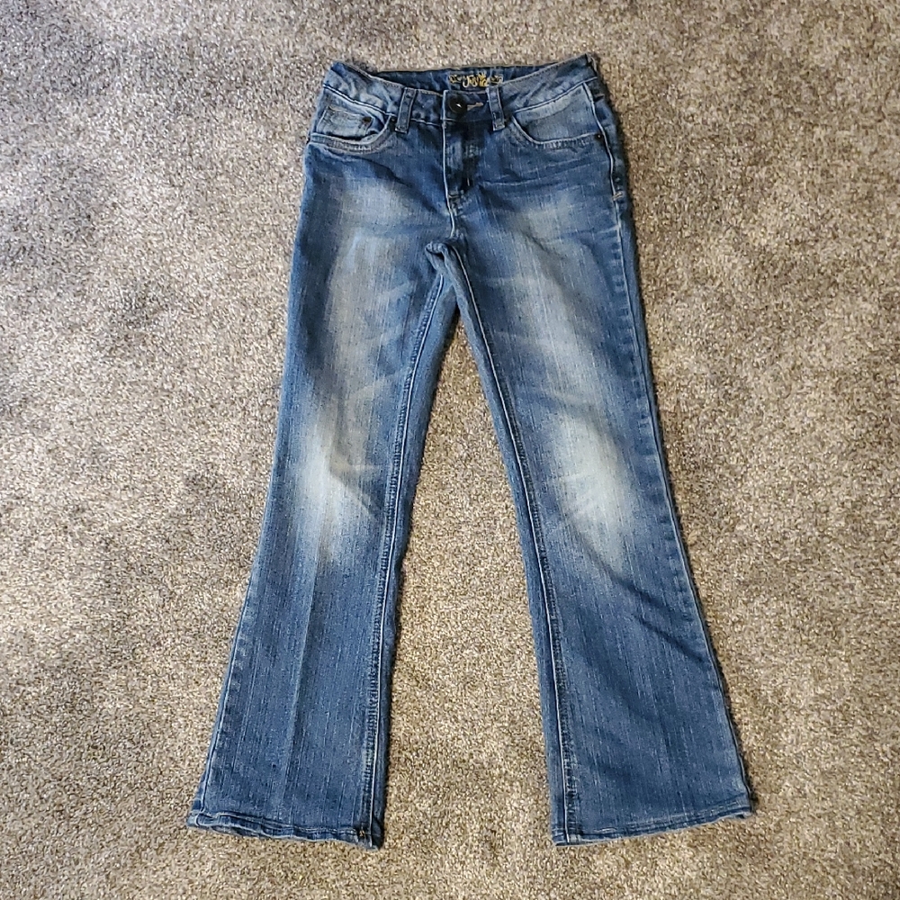 Girls Justice Jeans Size 10 Slim Fit Low Rise Fit